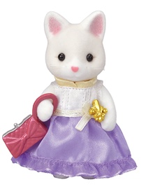 Epoch Sylvanian Families Town Girl Series Silk Cat 6003