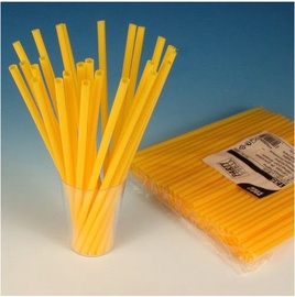 Pap Star Cocktail Straws 135PCS Yellow