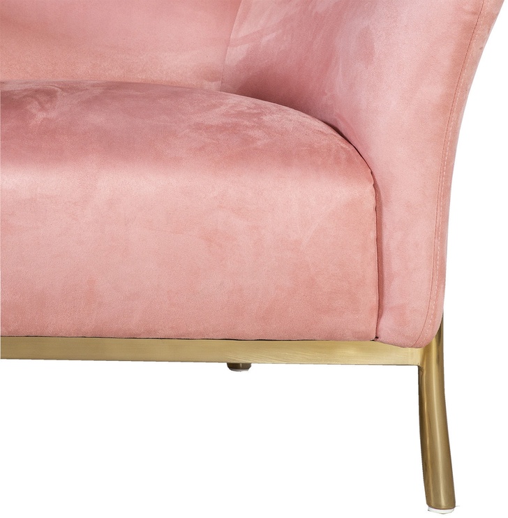 Fotelis Home4you Pegasus 38043, rožinis, 82 cm x 82 cm x 85 cm