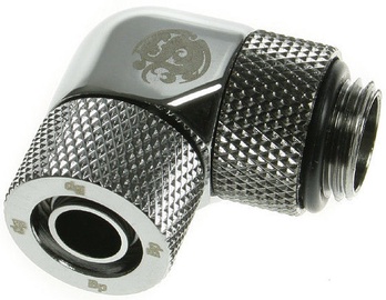 Bitspower Connection 90 Degree Angle Rotatable BP-LRV Shiny Silver