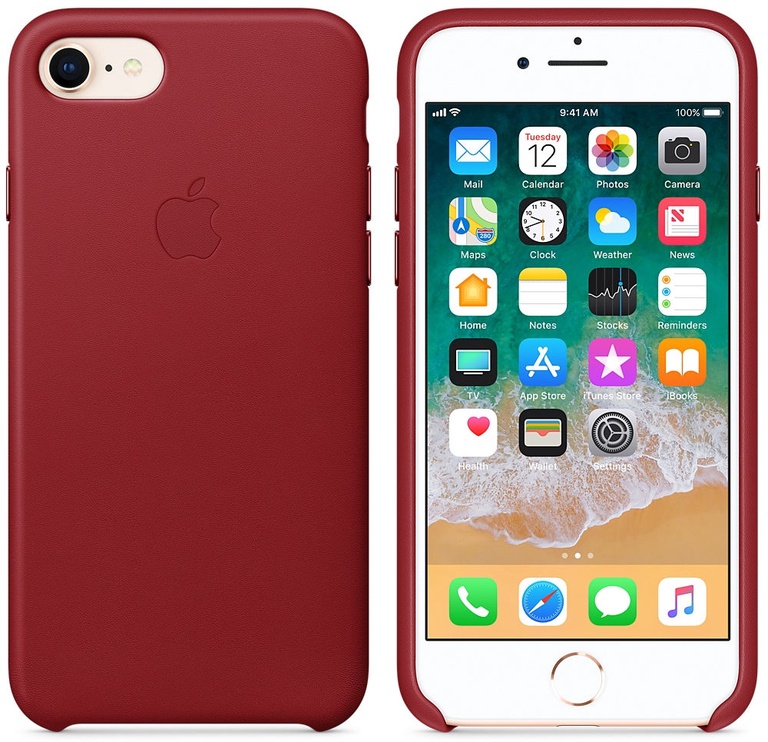 Telefono dėklas Apple, iPhone 7 Plus/Apple iPhone 8 Plus, raudona