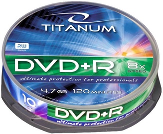 Esperanza 1078 Titanum 8x 4.7GB Cake Box 10 DVD's