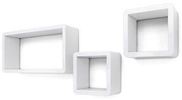 Songmics Cube Shelf White 3pcs