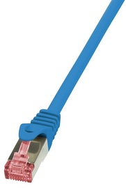 Провод Logilink CAT 6a S/FTP RJ-45 8P8C, RJ-45 8P8C, 10 м, синий