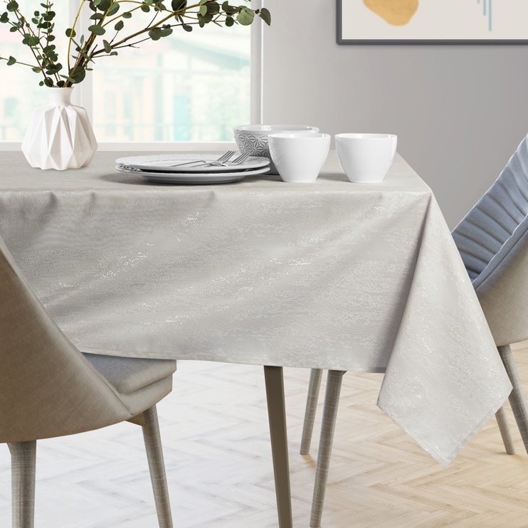 Galdauts AmeliaHome Vesta Circle, krēmkrāsa, 140 x 140 cm