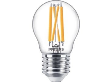 Spuldze Philips LED, silti balta, E27, 3.4 W, 470 lm