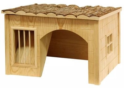 Домик для грызунов Kerbl Nature Rodent House, 430 мм x 345 мм x 270 мм