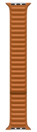 Ремешок Apple 45mm Golden Brown Leather Link - M/L, коричневый