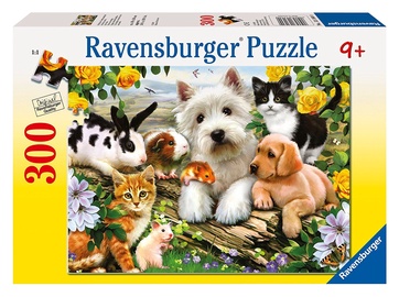 Puzle Ravensburger Happy Animal Buddies 13160, 300 gab.
