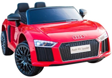 Bezvadu automašīna Azeno Audi R8, melna/sarkana