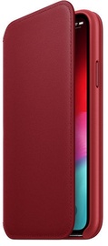 Apple Leather Folio Case For Apple iPhone XS Max Product Red