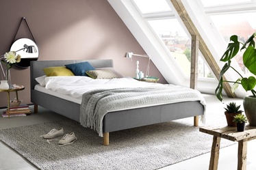 Кровать Lena, 140 x 200 cm, серый