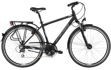 Dviratis Kross Trans 3.0 L 28" Black Blue Silver Matte 18