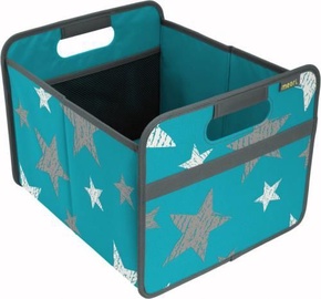 Meori Foldable Box Classic M Azure Blue/Vintage Stars