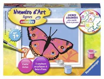 Ravensburger Painting By Numbers Butterfly 295104