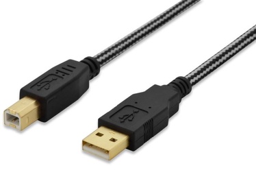 Ednet Cable USB to USB 1.8 m Black