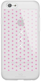 White Diamonds Girly Case With Swarovski Crystals For Apple iPhone 6/6s Transparent/Pink