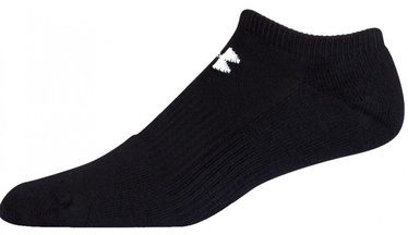 Under Armour Solid 6 PKS No Show 1312701-040 Black White Grey M