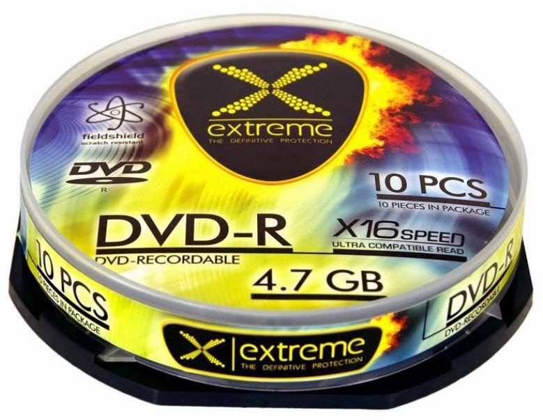 Duomenų laikmena Extreme, 4.7 GB, 10vnt.