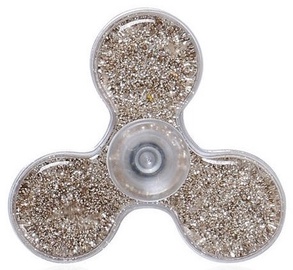 Setty Liquid & Shine Elements Filled Hand Spinner Gold