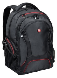 Portatīvā datora mugursoma Port Designs Notebook Backpack, melna/sarkana, 14"