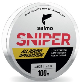 Makšķeraukla Salmo Twine Mono Sniper Clear, caurspīdīga