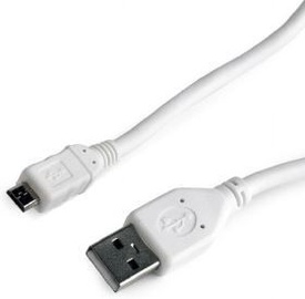 Gembird Cable USB / USB-micro White 1m