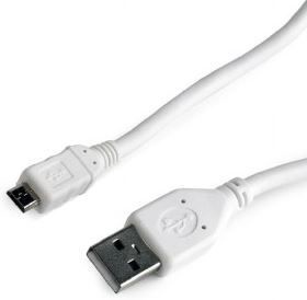 Провод Gembird USB / USB-micro USB, Micro USB male, 1 м, белый