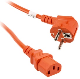 Kolink Power Cable SchuKo To IEC Connector C13 1.8m Orange
