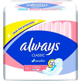 Always Classic Sensitive Pads 10pcs
