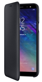 Samsung Galaxy A6 Wallet Case Black