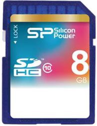 Silicon Power 8GB SDHC CARD CLASS 10