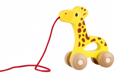 Attīstošās rotaļlietas Iwood Pull Along Giraffe