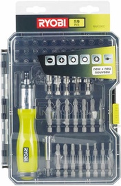 Ryobi RAK59SD Screwdriver + Bits Set 59pcs