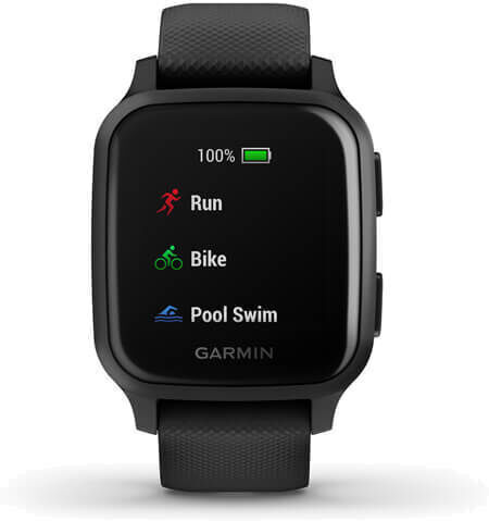 Išmanusis laikrodis Garmin Venu Sq Music Edition, juoda - Senukai.lt