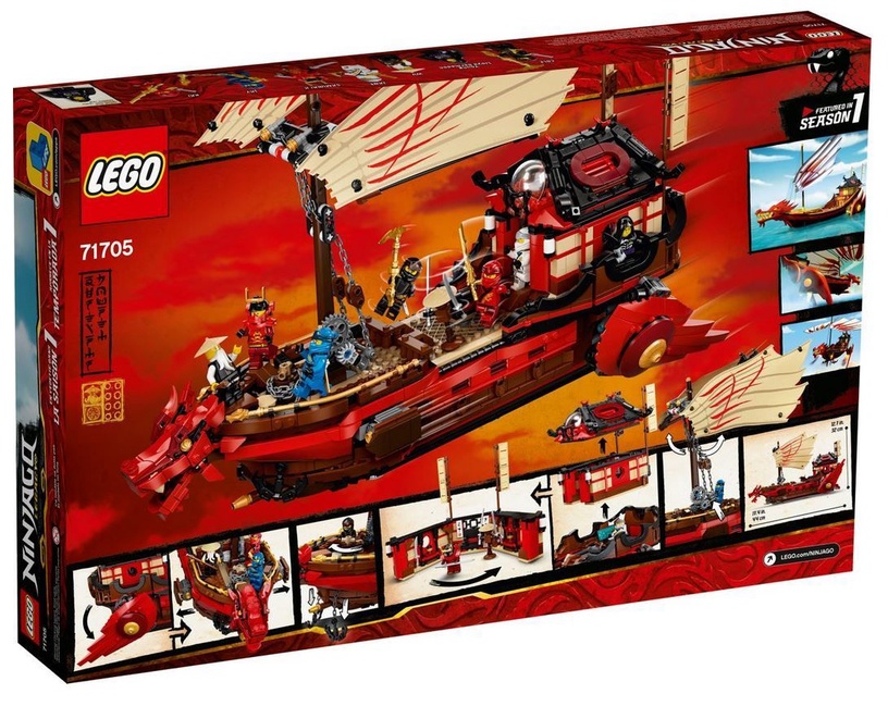 Konstruktorius LEGO Ninjago Likimo dovana 71705, 1781 vnt.