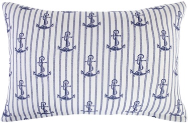 Home4You Holly Pillow 32x45cm White/Blue