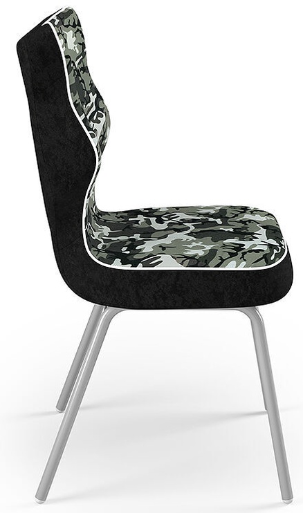 Детский стул Solo Size 5 ST33, черный/зеленый/серый, 39 см x 85 см