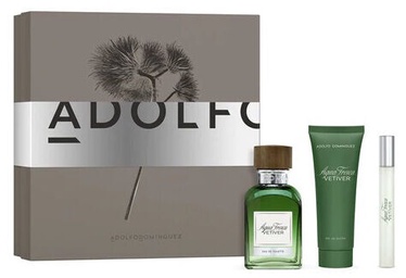 Набор для мужчин Adolfo Dominguez Agua Fresca Vetiver 3pcs Set 205ml EDT