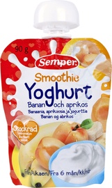 Semper Smoothie Yoghurt From 6 Months 90g Banana & Apricots