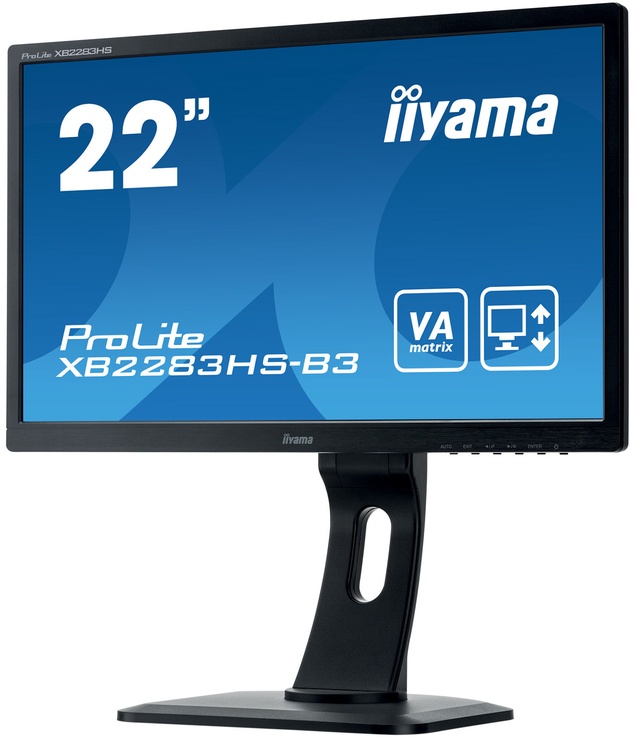 Monitorius Iiyama XB2283HS-B3, 21.5", 4 ms
