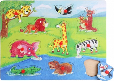 Koka puzle Brimarex Animals 1581679, 10 gab.