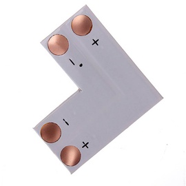 Jungtis Led juostai LED-SOLD-L10, L forma 10mm, lituojama