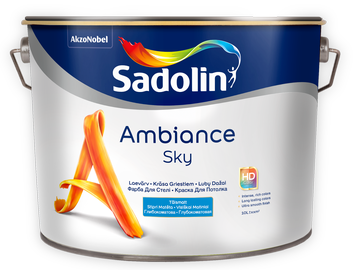 Краска Sadolin Ambiance Sky, белый, 10 л
