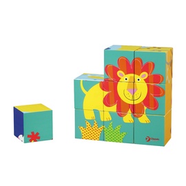 Конструктор Classic World Wood Cubes Animals 3545, 9 шт.