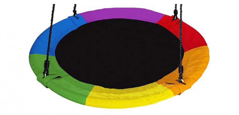 Качели 4IQ Swing Stork Nest, 100 см, синий/черный/красный/желтый/зеленый/oранжевый/фиолетовый