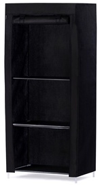 Skapis Homede Eve, melna, 70x45x155 cm