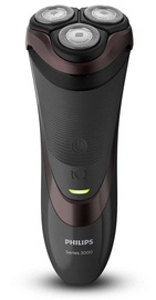 Skuveklis Philips Shaver S3520/06, akumlatora, ar trimmeri