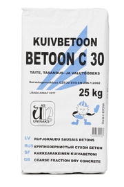 Kuivbetoon Uninaks C30 25kg