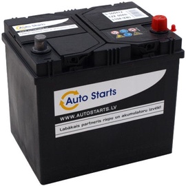 Akumulators Auto Starts JIS, 12 V, 60 Ah, 510 A